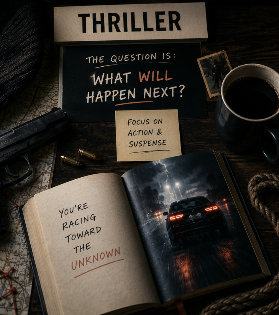 The Real Difference Between a Thriller and a Mystery