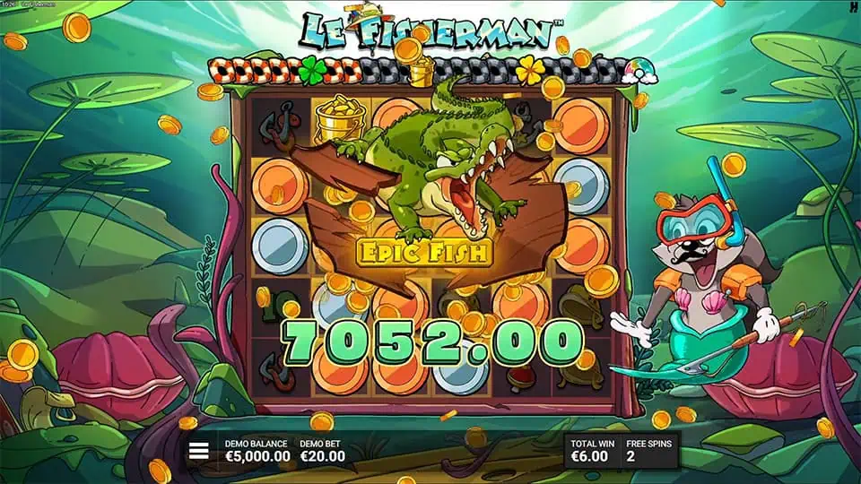 Le Fisherman slot demo screenshot